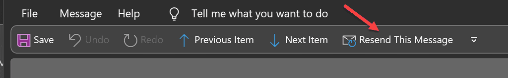 resend this message